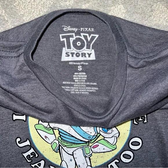 Disney Buzz Lightyear Long Sleeve Shirt - Dark Gray - Picture 2 of 3